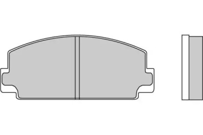 Комплект тормозных колодок E.T.F. 12-0077