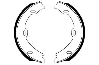 Комлект тормозных накладок E.T.F. 09-0628