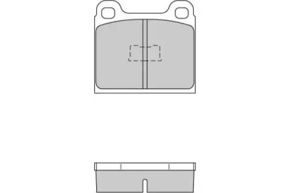 Комплект тормозных колодок, дисковый тормоз E.T.F. 12-0091