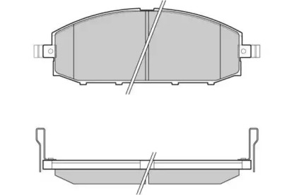 Комплект тормозных колодок E.T.F. 12-1007