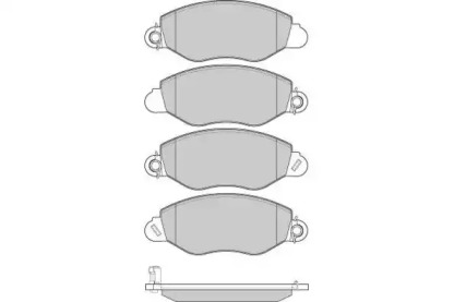 Комплект тормозных колодок E.T.F. 12-1010