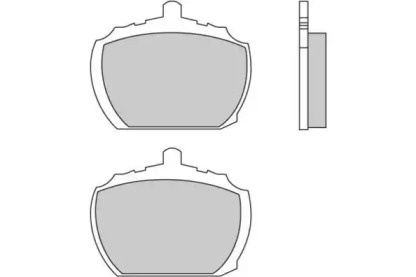 Комплект тормозных колодок E.T.F. 12-0102