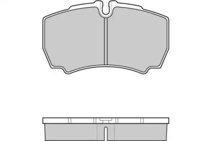 Комплект тормозных колодок E.T.F. 12-1025