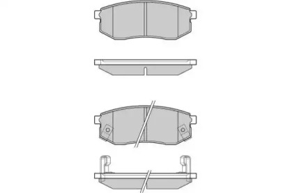 Комплект тормозных колодок E.T.F. 12-1029