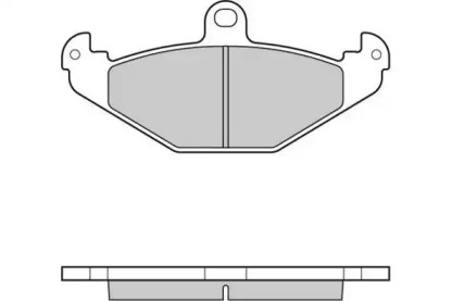 Комплект тормозных колодок E.T.F. 12-1033