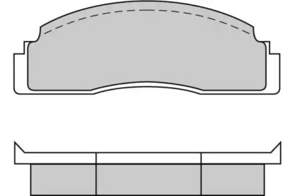 Комплект тормозных колодок E.T.F. 12-0104
