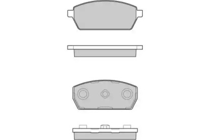 Комплект тормозных колодок E.T.F. 12-1047