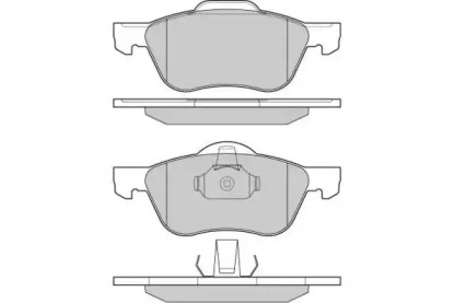 Комплект тормозных колодок E.T.F. 12-1048