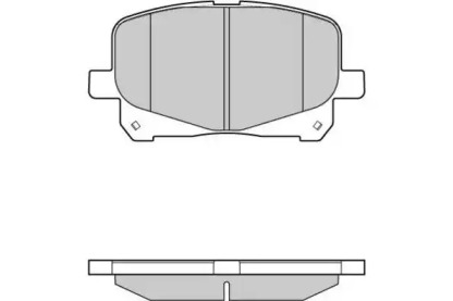 Комплект тормозных колодок E.T.F. 12-1049