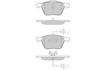 Комплект тормозных колодок E.T.F. 12-1076