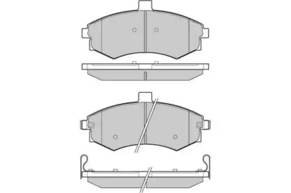 Комплект тормозных колодок E.T.F. 12-1079