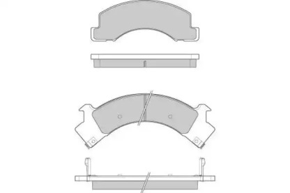 Комплект тормозных колодок E.T.F. 12-1084