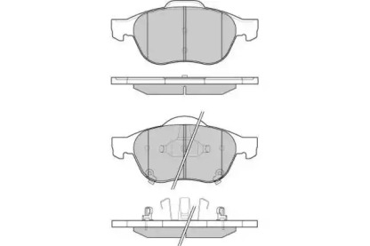 Комплект тормозных колодок E.T.F. 12-1085