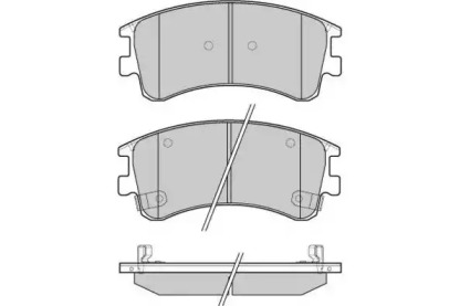 Комплект тормозных колодок E.T.F. 12-1089