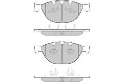 Комплект тормозных колодок E.T.F. 12-1095