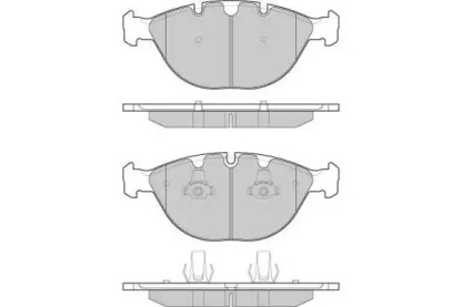 Комплект тормозных колодок E.T.F. 12-1096