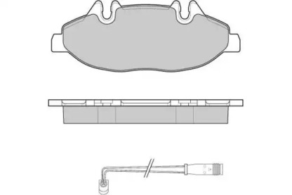 Комплект тормозных колодок E.T.F. 12-1100