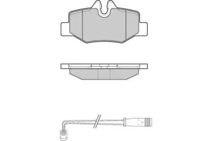 Комплект тормозных колодок E.T.F. 12-1101