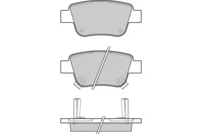 Комплект тормозных колодок E.T.F. 12-1112