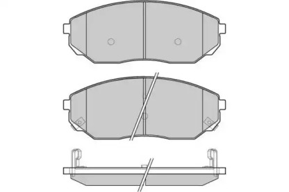 Комплект тормозных колодок E.T.F. 12-1116