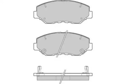 Комплект тормозных колодок E.T.F. 12-1117