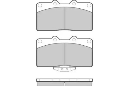Комплект тормозных колодок E.T.F. 12-1128