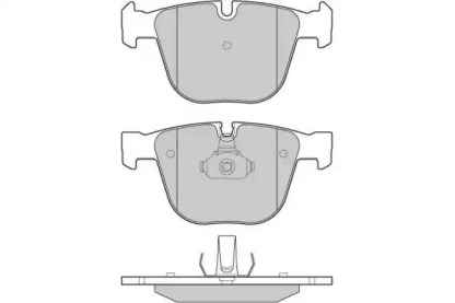 Комплект тормозных колодок E.T.F. 12-1129