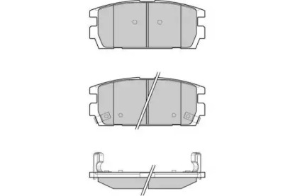 Комплект тормозных колодок E.T.F. 12-1143