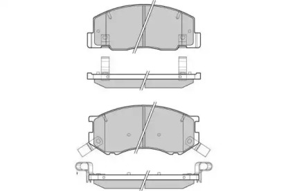 Комплект тормозных колодок E.T.F. 12-1144