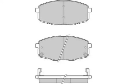 Комплект тормозных колодок E.T.F. 12-1147