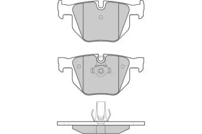 Комплект тормозных колодок E.T.F. 12-1173