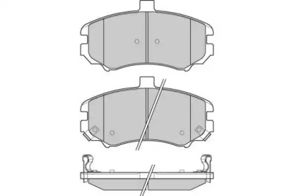 Комплект тормозных колодок E.T.F. 12-1197