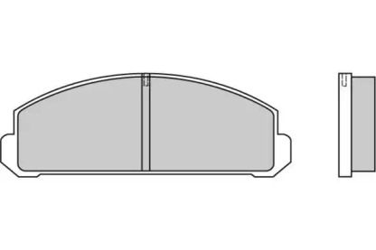 Комплект тормозных колодок E.T.F. 12-0123