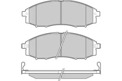 Комплект тормозных колодок E.T.F. 12-1230