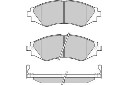Комплект тормозных колодок E.T.F. 12-1234