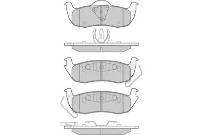 Комплект тормозных колодок E.T.F. 12-1239