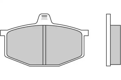 Комплект тормозных колодок E.T.F. 12-0124