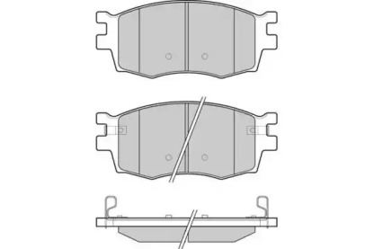 Комплект тормозных колодок E.T.F. 12-1240
