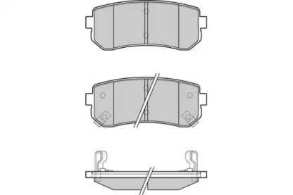 Комплект тормозных колодок E.T.F. 12-1241