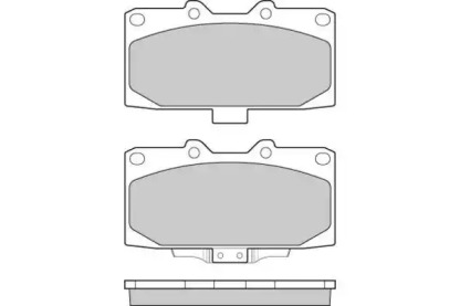 Комплект тормозных колодок E.T.F. 12-1271