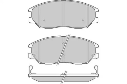 Комплект тормозных колодок E.T.F. 12-1281