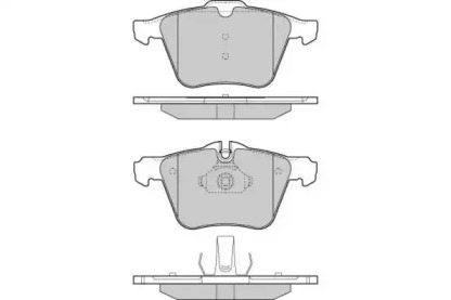 Комплект тормозных колодок E.T.F. 12-1299