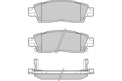 Комплект тормозных колодок E.T.F. 12-1309
