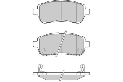 Комплект тормозных колодок E.T.F. 12-1316
