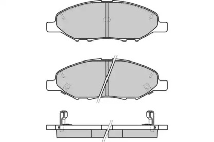 Комплект тормозных колодок E.T.F. 12-1335