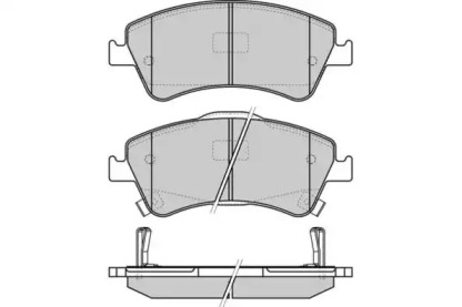Комплект тормозных колодок E.T.F. 12-1339