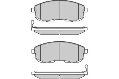 Комплект тормозных колодок E.T.F. 12-1342