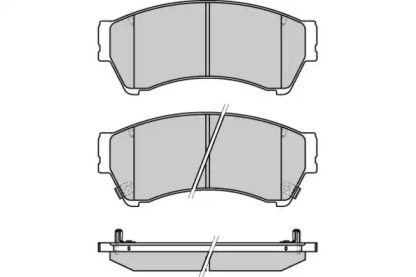 Комплект тормозных колодок E.T.F. 12-1343