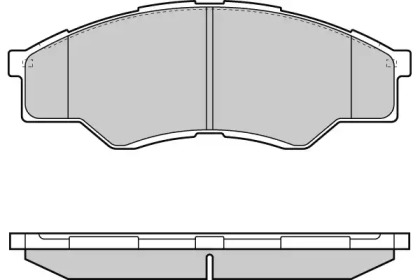 Комплект тормозных колодок E.T.F. 12-1375
