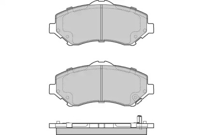Комплект тормозных колодок E.T.F. 12-1396